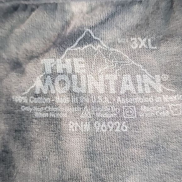 The Mountain Tie Dye Wolves Howl Wolf Pack‎ Short Sleeve T Shirt Men's Size 3XL - Picture 6 of 7